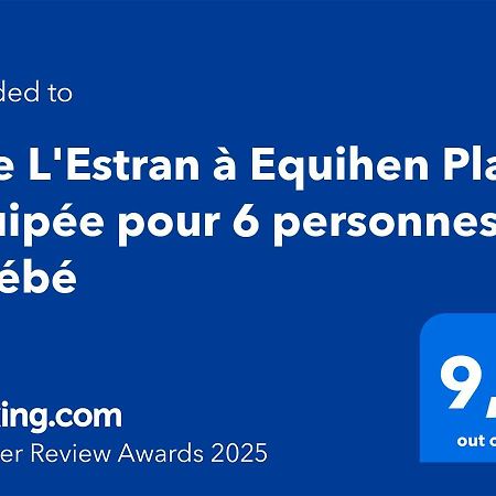 Gite L'Estran A Equihen Plage Equipee Pour 6 Personnes + 1 Bebe 외부 사진