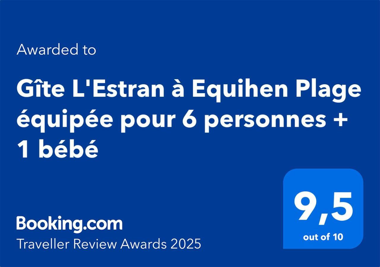 Gite L'Estran A Equihen Plage Equipee Pour 6 Personnes + 1 Bebe 외부 사진